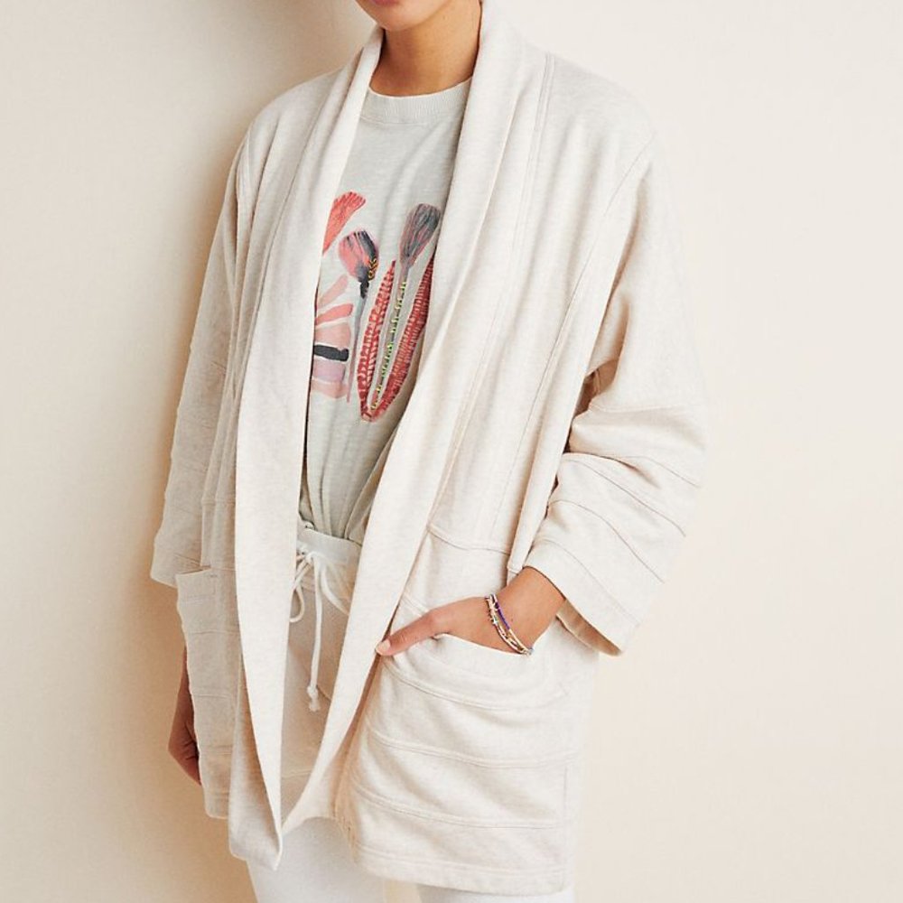 Anthropologie Marian Fleece Kimono